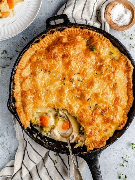 ambitious kitchen chicken pot pie|cheddar broccoli chicken pot pie.